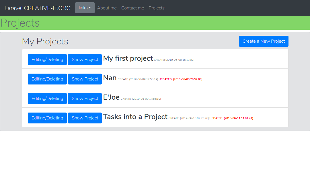 Project LARAVEL